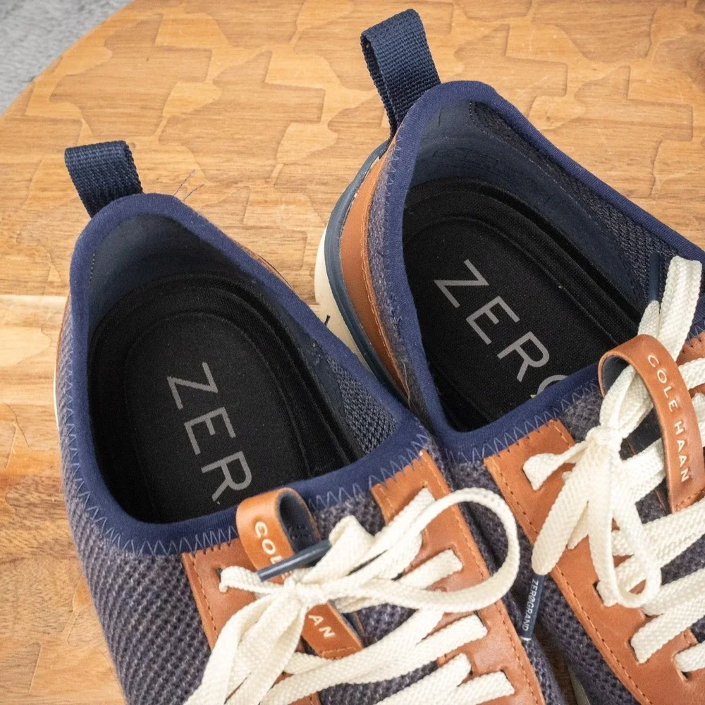 Cole Haan Men's‎ Generation Zerogrand Stitchlite Sneakers 10.5 Blue